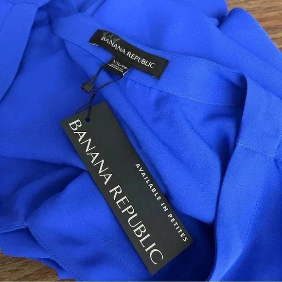 Banana Republic Royal Blue Women's Top - Picture 5 of 10
